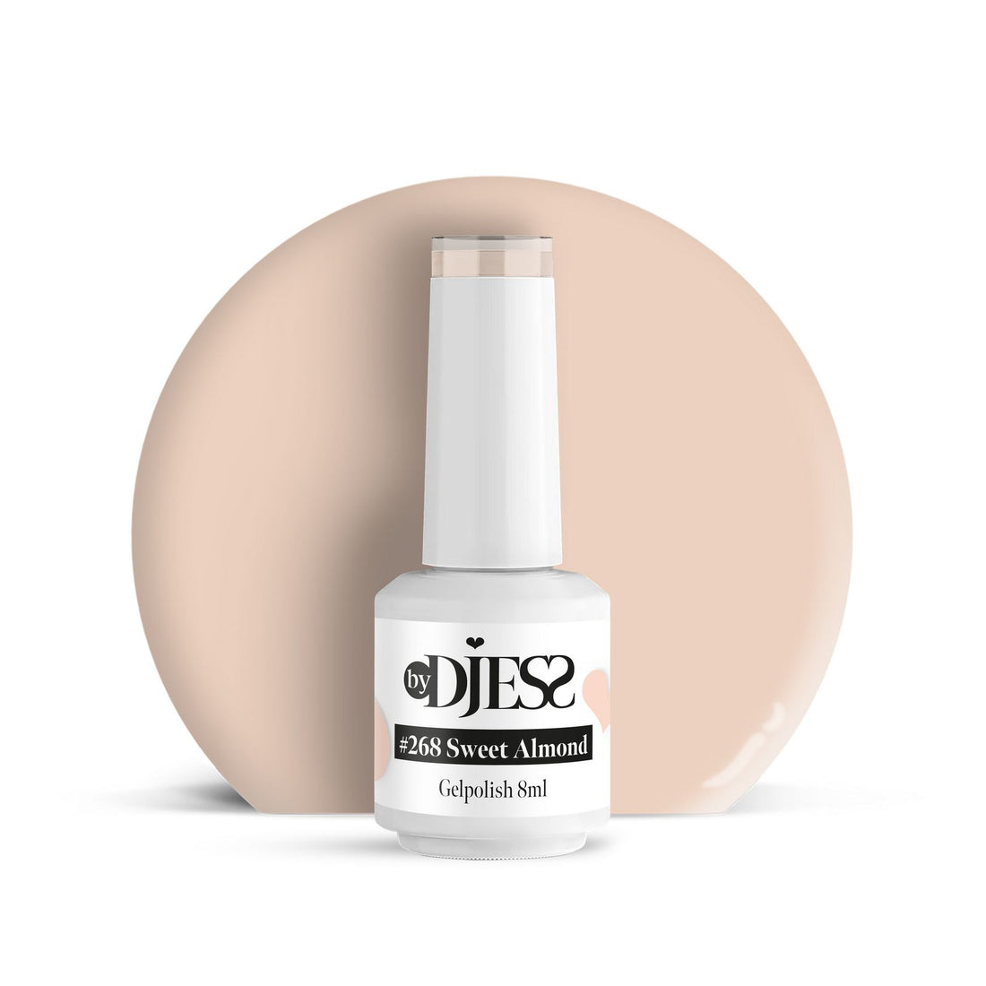 By Djess Gel Polish | Gellak | #268 Sweet Almond - 8 ml