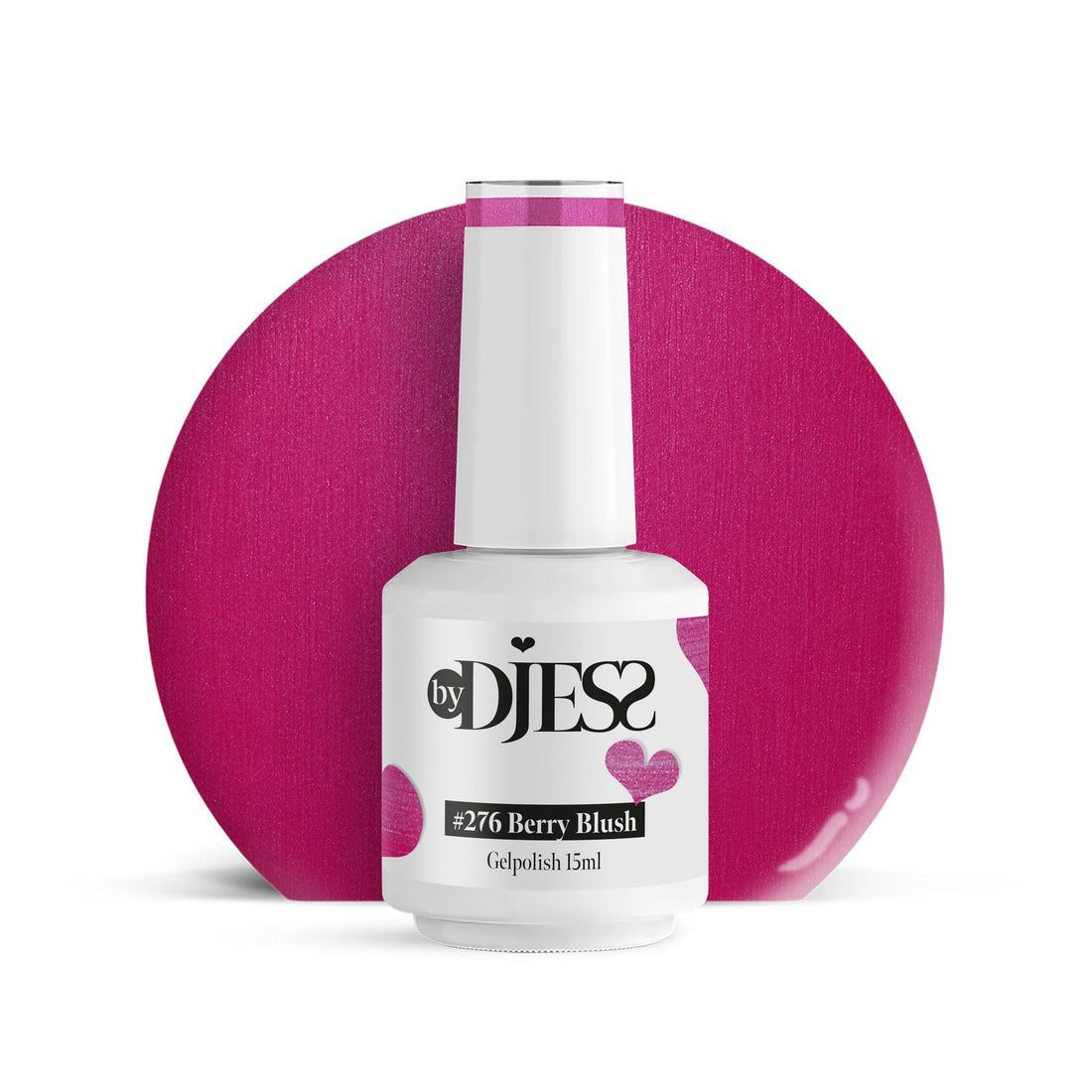 By Djess Gel Polish | Gellak | #276 Berry Blush - 15 ml
