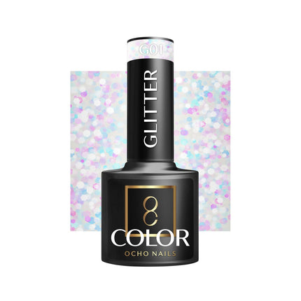OCHO Nails | #G01 Gellak Glitter | 5g