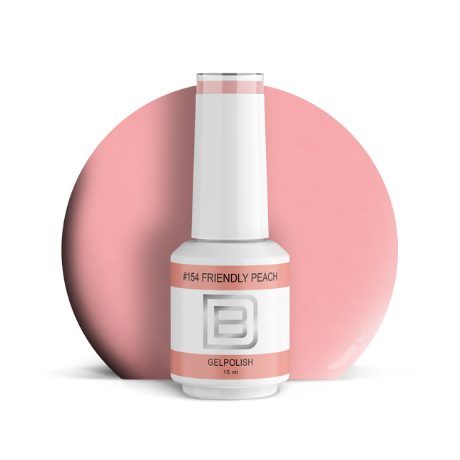 By Djess Gel Polish | #154 Przyjazna Brzoskwinia - 15 ml