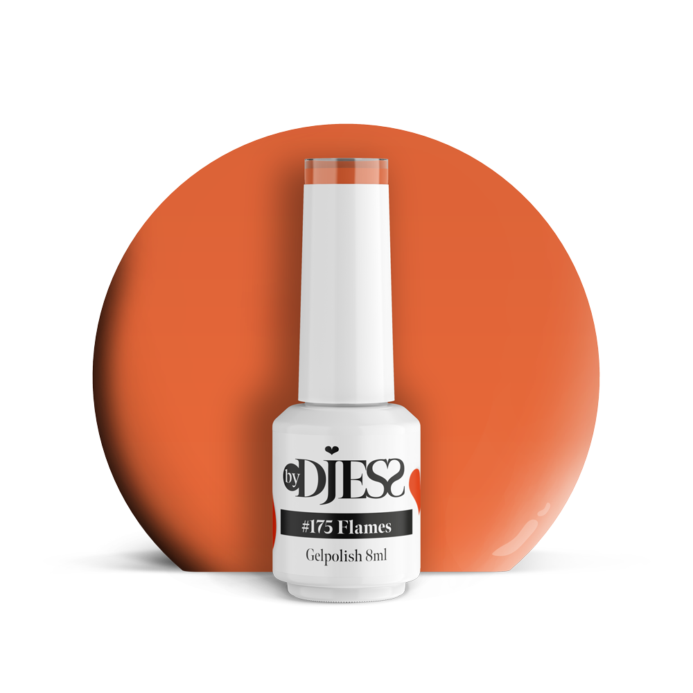 By Djess Gel Polish | Gellak | #175 Flames - 8 ml