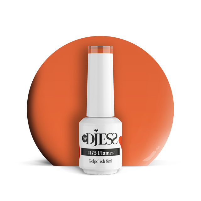 By Djess Gel Polish | Gellak | #175 Flames - 8 ml