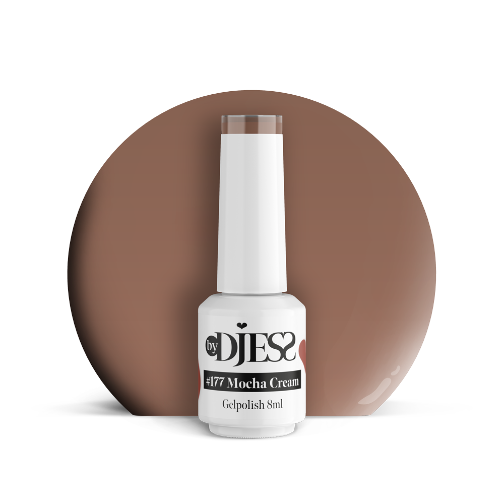 By Djess Gel Polish | Gellak | #177 Mocha Cream - 8 ml