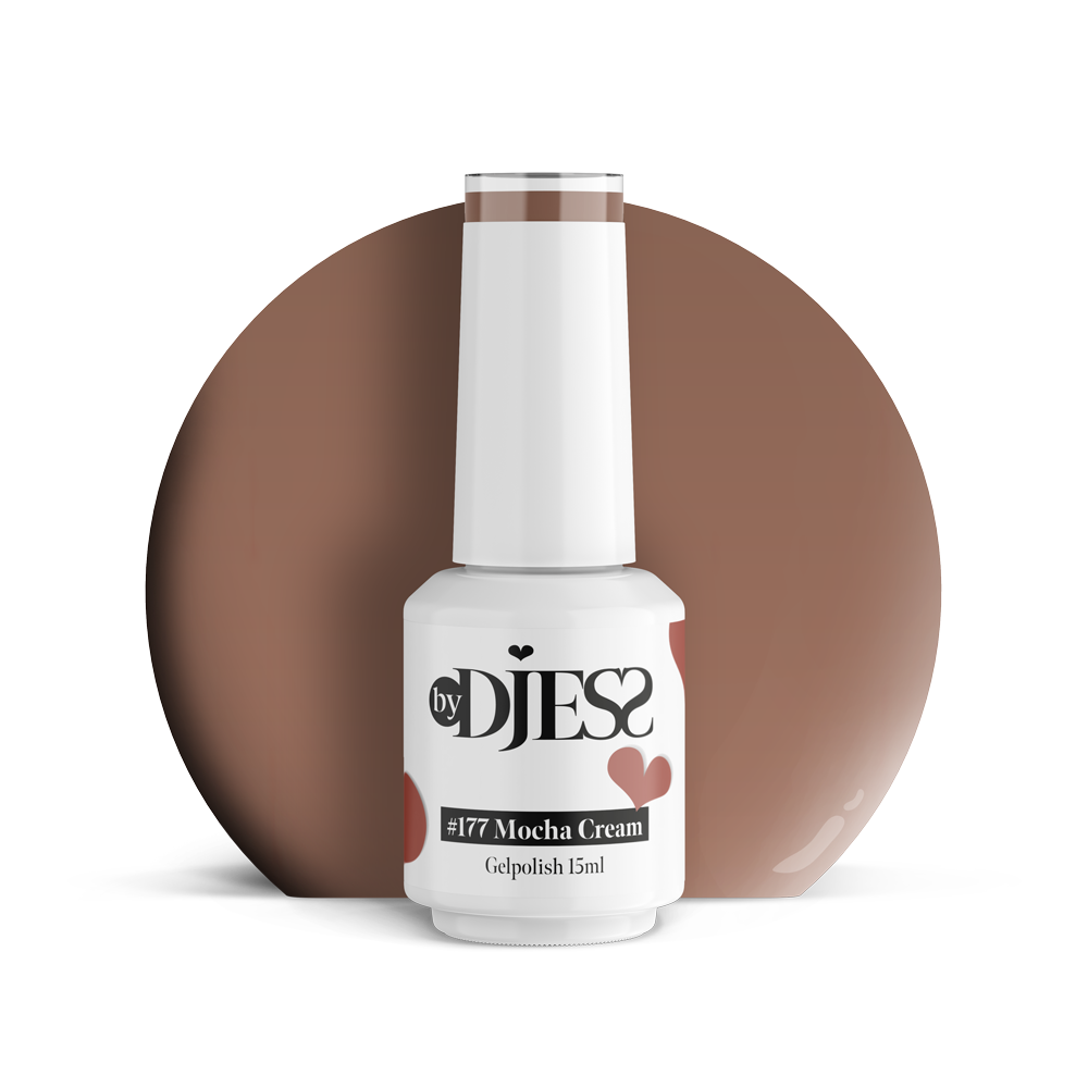 By Djess Gel Polish | Gellak | #177 Mocha Cream - 15 ml