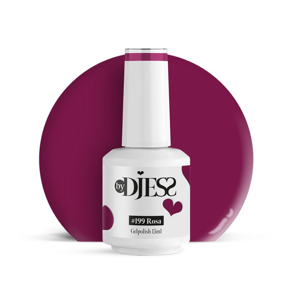 By Djess Gel Polish | Gellak | #199 Rosa - 15 ml