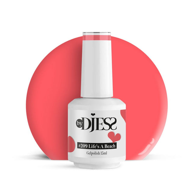 By Djess Gel Polish | Gellak | #209 Life's A Beach - 15 ml