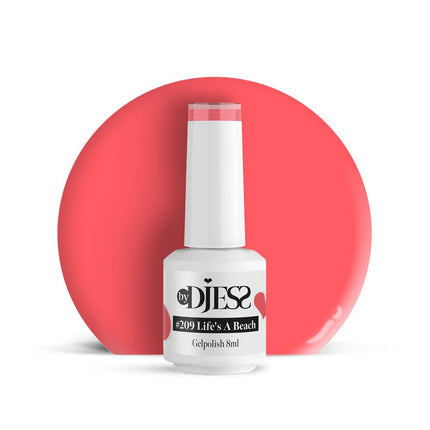 By Djess Gel Polish | Gellak | #209 Life's A Beach - 8 ml
