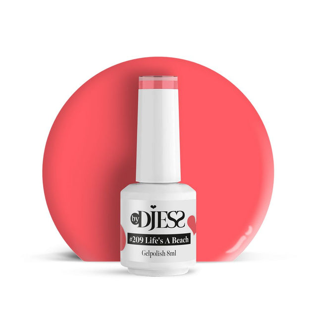 By Djess Gel Polish | Gellak | #209 Life's A Beach - 8 ml