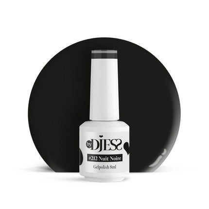 By Djess Gel Polish | Gellak | #212 Nuit Noire - 8 ml