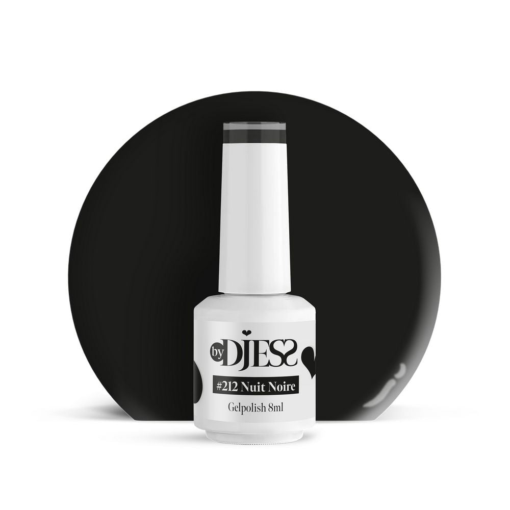 By Djess Gel Polish | Gellak | #212 Nuit Noire - 8 ml