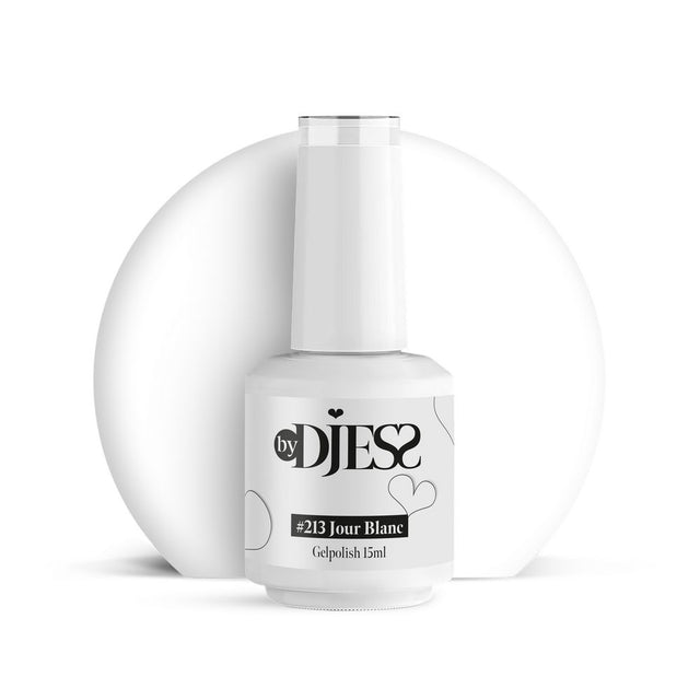 By Djess Gel Polish | Gellak | #213 Jour Blanc - 15 ml