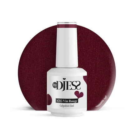 By Djess Gel Polish | Gellak | #215 Vin Rouge - 15 ml