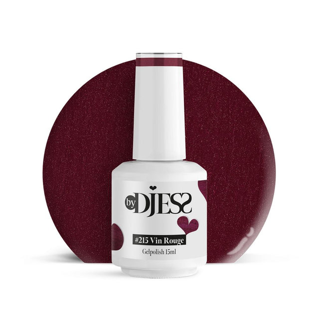 By Djess Gel Polish | Gellak | #215 Vin Rouge - 15 ml