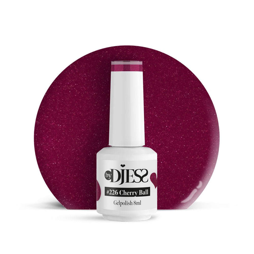 By Djess Gel Polish | Gellak | #226 Cherry Ball - 8 ml