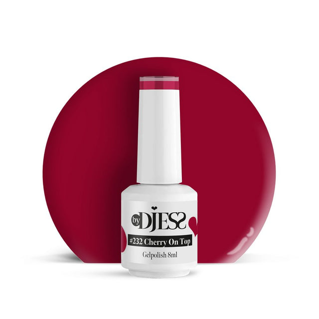 By Djess Gel Polish | Gellak | #232 Cherry On Top - 8 ml