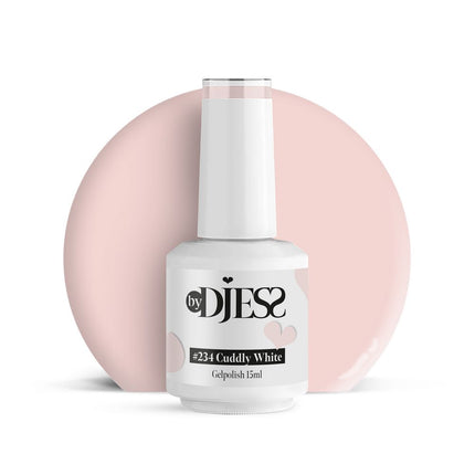 By Djess Gel Polish | Gellak | #234 Cuddly White - 15 ml