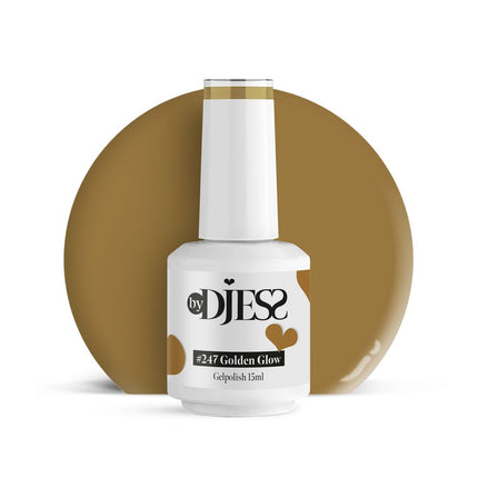 By Djess Gel Polish | Gellak | #247 Golden Glow - 15 ml