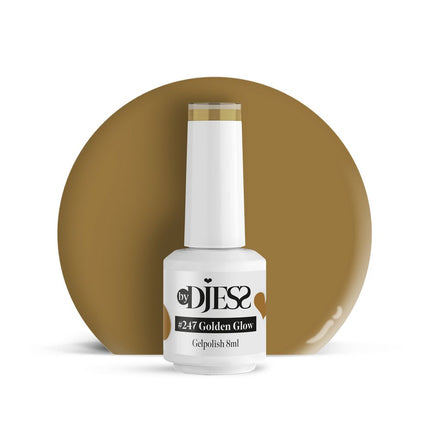 By Djess Gel Polish | Gellak | #247 Golden Glow - 8 ml