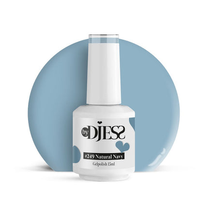 By Djess Gel Polish | Gellak | #249 Natural Navy - 15 ml