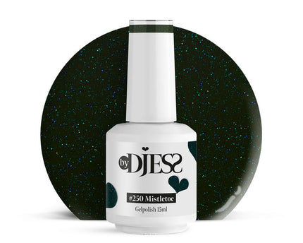 By Djess Gel Polish | Gellak | 4-pack | Christmas Glow #250 - #252 + Glossy Top - 15 ml