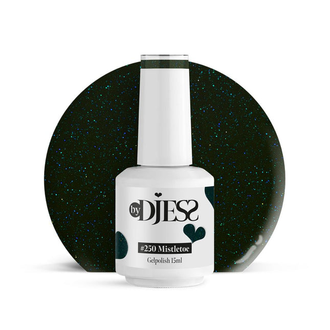 By Djess Gel Polish | Gellak | 4-pack | Christmas Glow #250 - #252 + Glossy Top - 15 ml