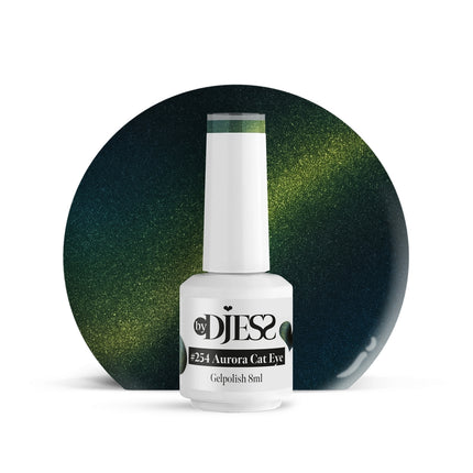 By Djess Gel Polish | Gellak | #254 Aurora Cat Eye - 8 ml