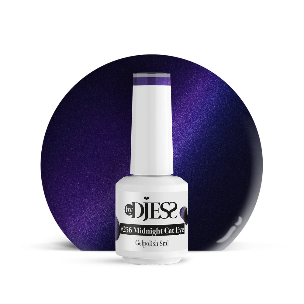 By Djess Gel Polish | Gellak | #256 Midnight Cat Eye - 8 ml