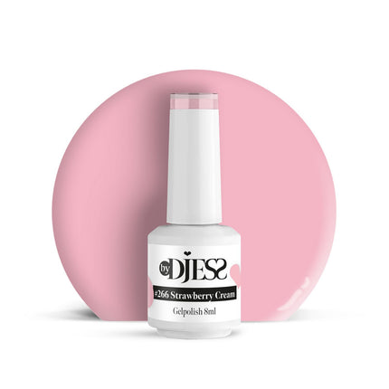 By Djess Gel Polish | Gellak | #266 Strawberry Cream - 8 ml