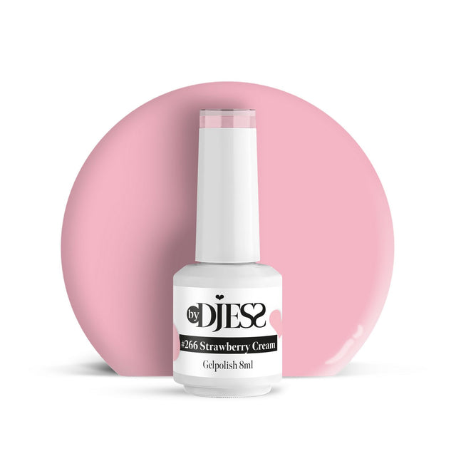 By Djess Gel Polish | Gellak | #266 Strawberry Cream - 8 ml