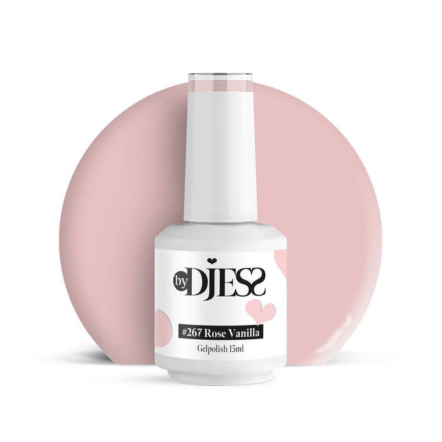 By Djess Gel Polish | Gellak | #267 Rose Vanilla - 15 ml