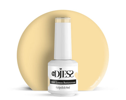 By Djess Gel Polish | Gellak | #269 Lemon Buttercream - 8 ml