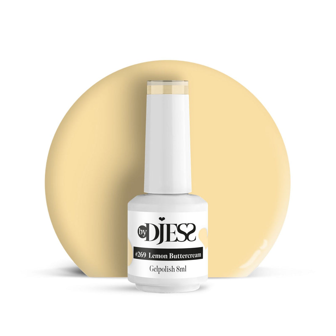 By Djess Gel Polish | Gellak | #269 Lemon Buttercream - 8 ml