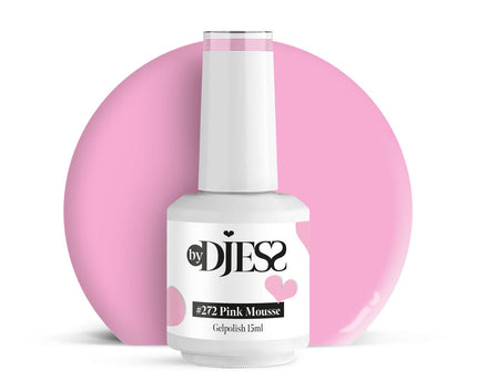 By Djess Gel Polish | Gellak | #272 Pink Mousse - 15 ml
