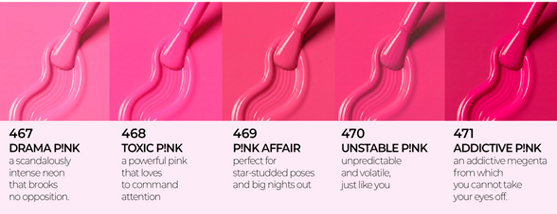 Victoria Vynn Salon Gellak | 5-pack | P!nk Scandal #467 - #471