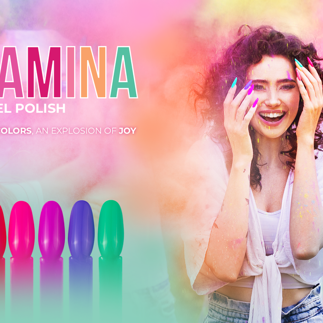 Victoria Vynn Salon Gellak | 8-pack | Dopamina #376 - #382 + MEGA Base Clear (8 ml)