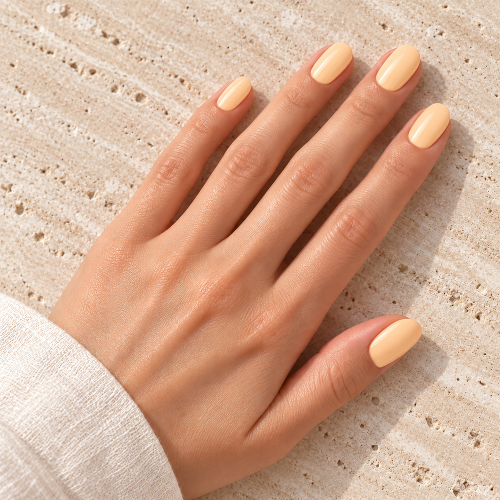 AI-sfeerbeeld Sweet Almond #268 – manicure, aanzicht 3