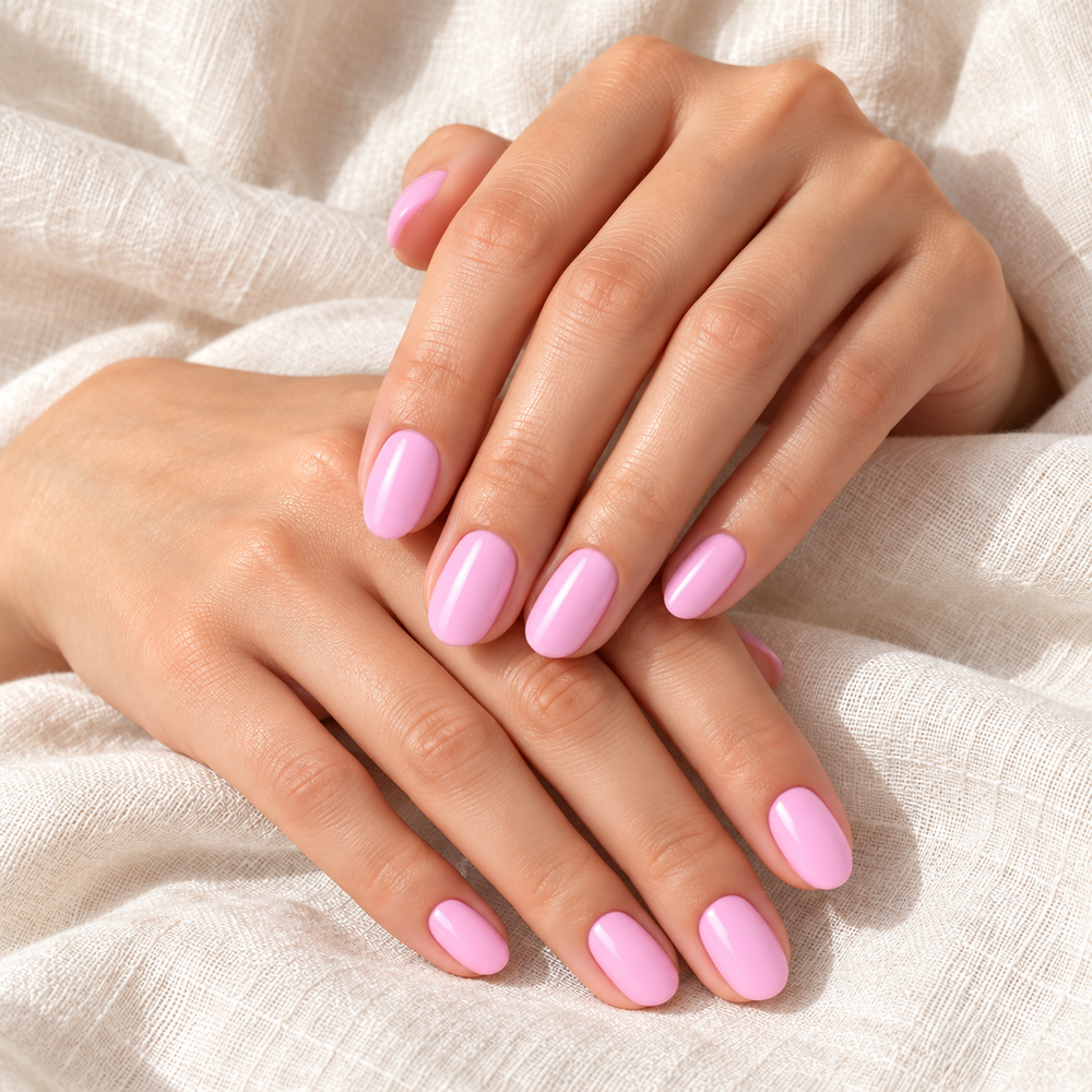 AI-sfeerbeeld Pink Mousse #272 – manicure, aanzicht 1