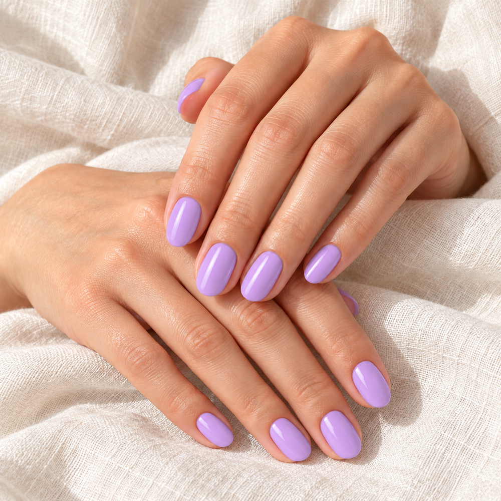 AI-sfeerbeeld Lavender Cloud #273 – manicure, aanzicht 1