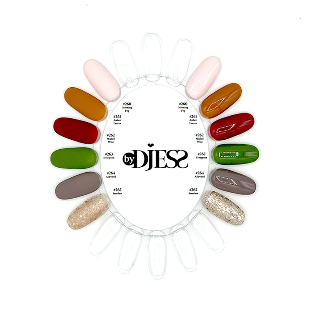 By Djess Gel Polish | Gellak | 6-pack | Whispers of Autumn - 8 ml