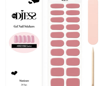 By Djess Gel Nail Stickers | Manicure | #102 Old Love