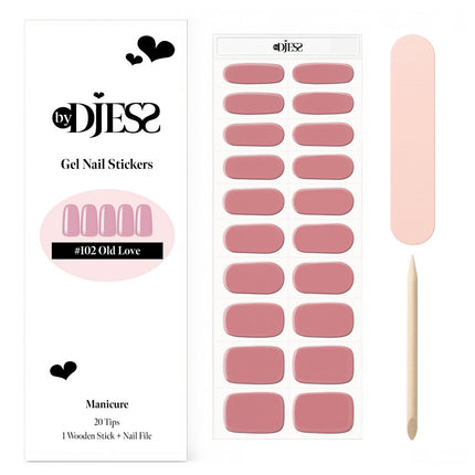 By Djess Gel Stickers | Manicure | #102 Old Love