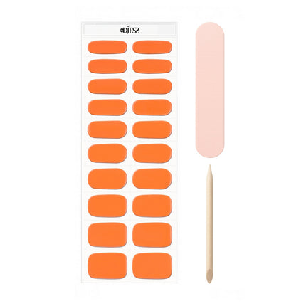 By Djess Gel Stickers | Manicure | #107 Tangerine Dream