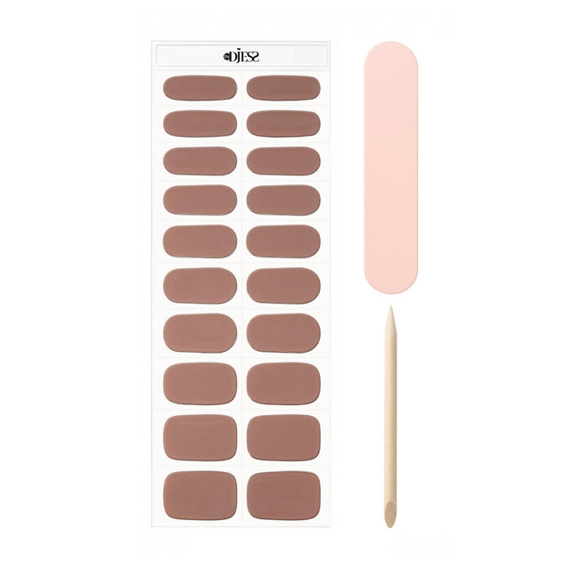 By Djess Gel Stickers | Manicure | #109 Café Mocha