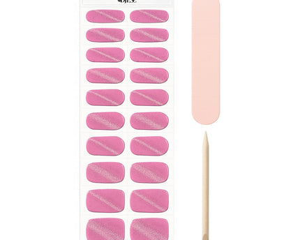 By Djess Gel Nail Stickers | Manicure | #114 Pink Cat Eye