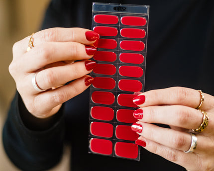 By Djess Gel Nail Stickers | Manicure | #103 Charming Cherry