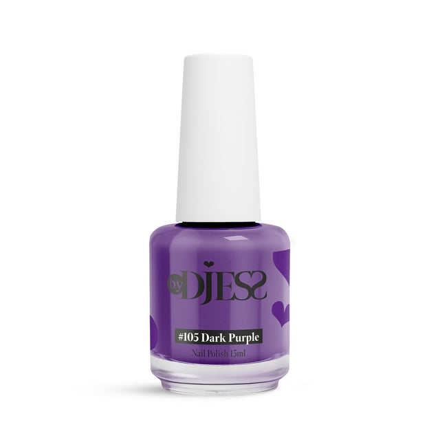 By Djess Nail Polish | Nagellak | #105 Dark Purple - 15 ml