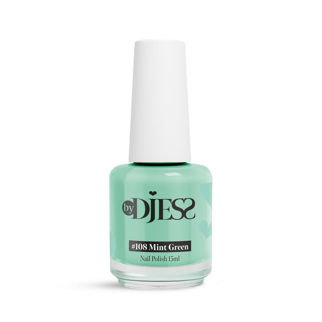 By Djess Nail Polish | Nagellak | #108 Mint Green - 15 ml