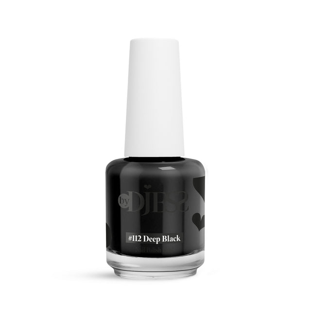 By Djess Nail Polish | Nagellak | #112 Deep Black - 15 ml