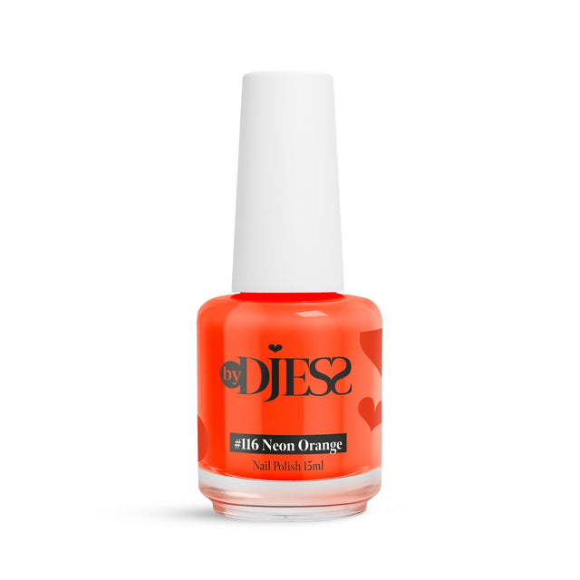 By Djess Nail Polish | Nagellak | #116 Neon Orange - 15 ml
