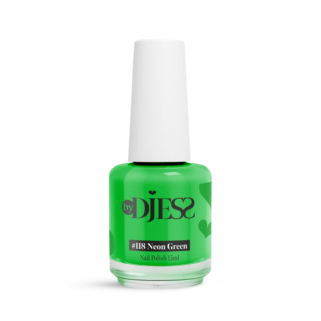 By Djess Nail Polish | Nagellak | #118 Neon Green - 15 ml